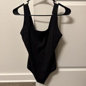 NWT Aerie Smoothiez Black Shapewear Bodysuit